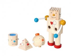 Plantoys robot i trä