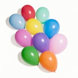 50 st biologiskt nedbrytbara ballonger i olika färger. 