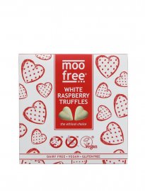 Moo free mjölkfria hallonfyllda praliner