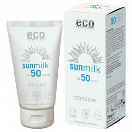 Sun Milk sensitive SPF 50, Ekologisk, 75 ml - Eco Cosmetic