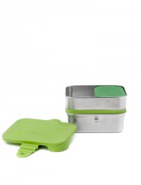 Läckagesäker matlåda splash box i rostfritt stål 3-in-1 – EcoLunchbox