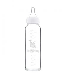 Nappflaska i glas eco viking