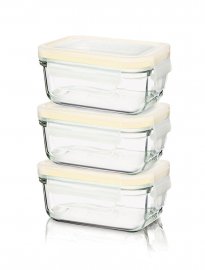 Glasslock giftfri matlåda i glas baby meal set