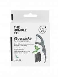 The humble floss picks mint tandtråd tandtrådsbygel charcoal