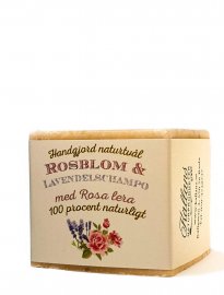 Källans Naturprodukter schampotvål naturlig rosblom lavendel