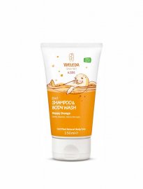 Kids Shampoo & Body Wash, Happy Orange, 150 ml - Weleda