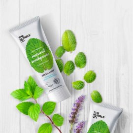 Naturlig, vegansk tandkräm, 75 ml, fresh mint – The Humble Co