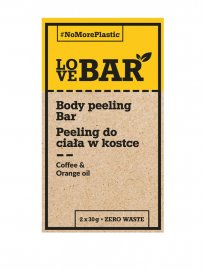 LoveBAR Body scrub coffee orange kaffe peeling