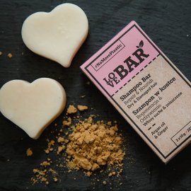 LoveBAR schampotvål shampoo bar hårtvål arganolja kakaosmör