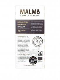 Malmö chokladfabrik tegel dominikanska republiken 70%