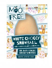 MooFree mjölkfri choklad white choccy snowball