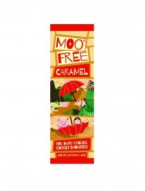 Moo free mjölkfri choklad mini caramel karamell