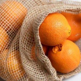 OMOM nätpåse frukt grönt jute large