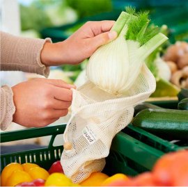 Pandoo Ekologisk nätpåse för frukt & grönt 3-pack