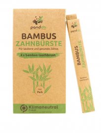 Pandoo tandborste i bambu 4-pack