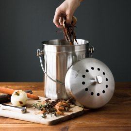 Pulito komposthink i rostfritt stål