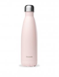 Qwetch Isolerad rostfri flaska, 500 ml, Pastel Pink