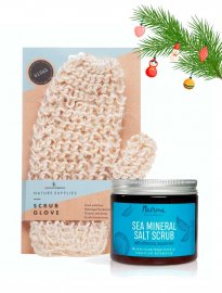 Julklapp skönhet skrubb hud kroppskit kit presentbox presenttips