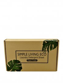 Tvättmedelsark tvättmedel papper Simple living eco