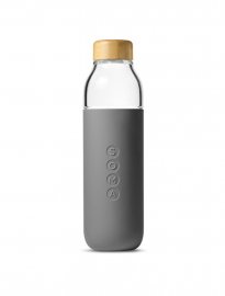 SOMA bottle vattenflaska i glas silikon