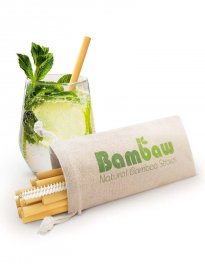 Bambaw sugrör i bambu