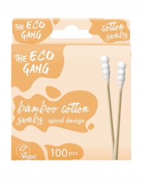 the eco gang tops bomullspinnar vita spiral ekologisk bomull bambu