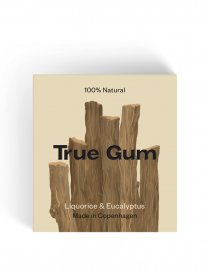 True Gum naturligt vegan tuggummi eucalyptus licourice