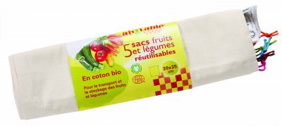 Ekologisk tygpåse för frukt & grönt