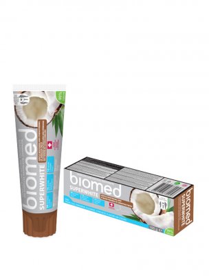 Biomed naturlig tandkräm superwhite blekande