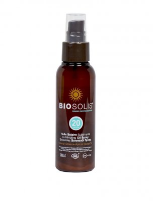 Biosolis ekologiskt solskydd olja sololja sport SPF 20