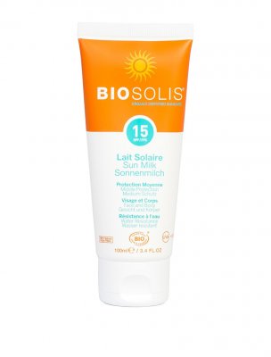 Biosolis ekologiskt solskydd solkräm ansikte SPF 15