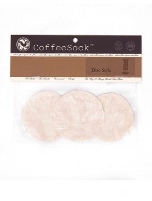 CoffeeSock® Ekologiska återanvändbara kaffefilter Disk style, 3-pack