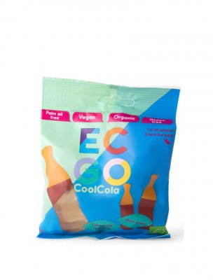 EC-GO ekologiskt vegan godis sega colaflaskor