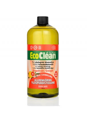 Allrengöring Grapefrukt rengöring naturlig ekologisk Eco Clean Nordic