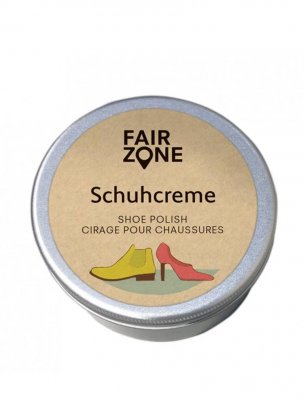 Fair Zone naturlig skoputs skokräm rättvis fairtrade