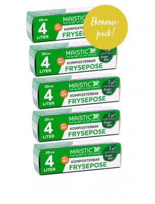 Maistic komposterbar fryspåse nedbrytbar