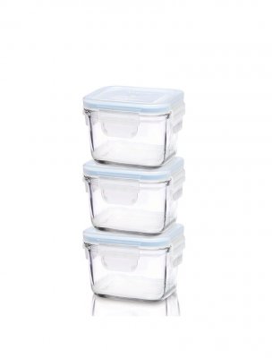 Glasslock giftfri matlåda i glas