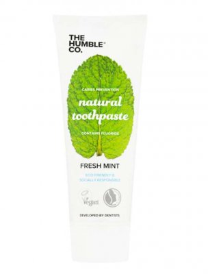 Naturlig, vegansk tandkräm, 75 ml, fresh mint – The Humble Co