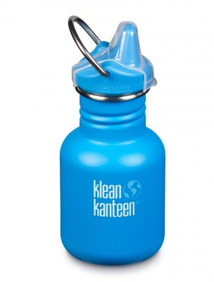 Klean Kanteen 355ml giftfri vattenflaska sippy kork pool party