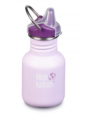 Klean Kanteen 355ml giftfri vattenflaska sippy kork sugerplum fairy lila