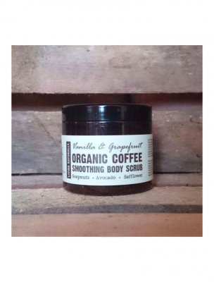 Living naturally coffee scrub skrubb grapefruit