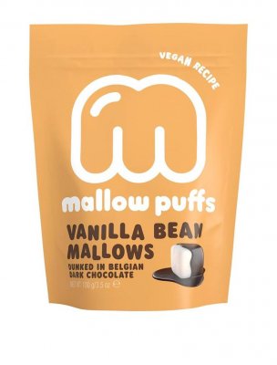 Mallow puff vanilla bean vegan marsmallows