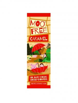 Moo free mjölkfri choklad mini caramel karamell