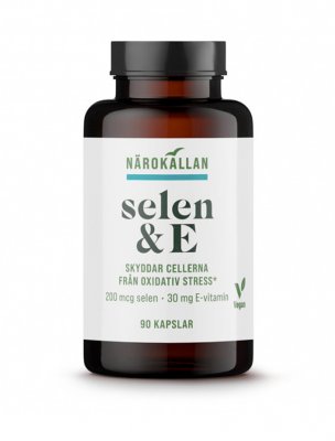 Närokällan Selen + E, 90 Kapslar