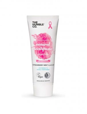 Naturlig, vegansk tandkräm, strawberry the humle