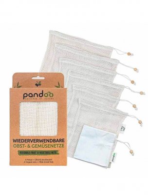 Pandoo Ekologisk nätpåse för frukt & grönt 3-pack