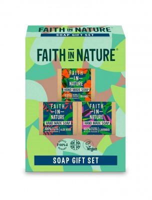 Faith in nature ekologiskt vegan present box kit julklapp