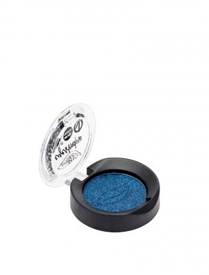 puroBIO cosmetic ekologisk ögonskugga eyeshadow shimmer blue blå glitter