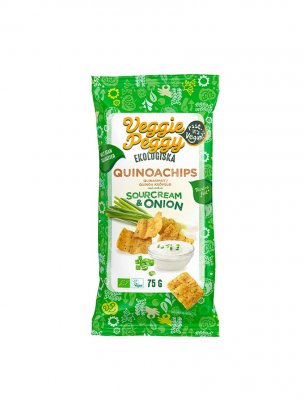 Ekologiska quinoachips veggie peggy vegan glutenfritt