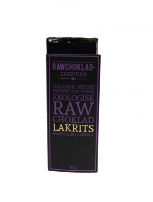 Rawchokladfabriken ekologisk lakrits raw